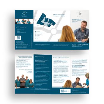 Flyer der Arztpraxis Stefan Peters